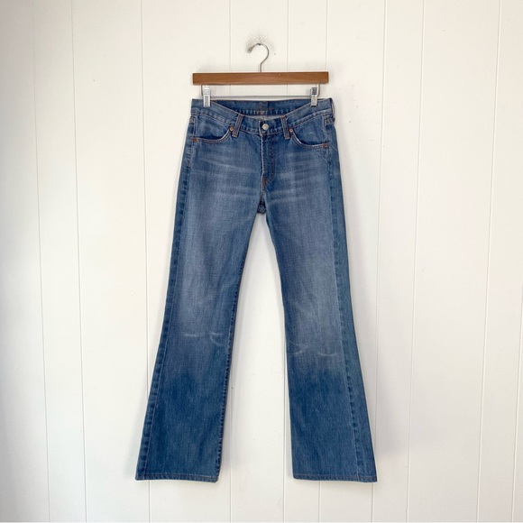 7 For All Mankind Denim - 7 For All Mankind By Jerome Dahan Jeans Bootcut Low Rise Pocket Detail Sz 28